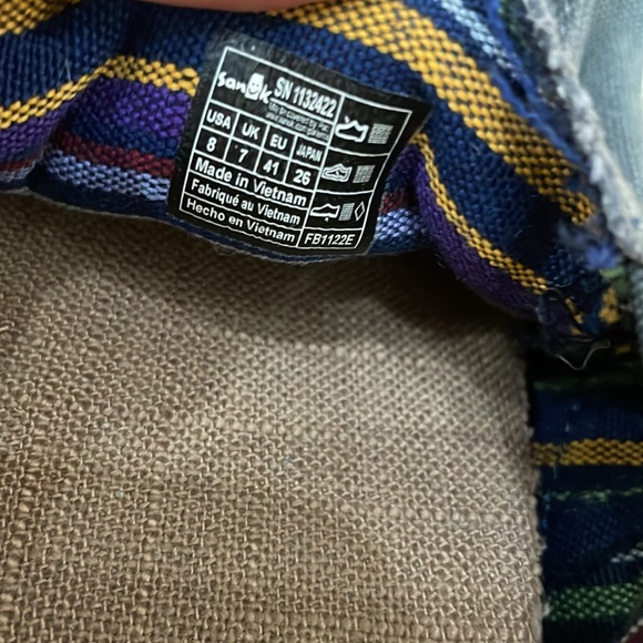 SANUK Women's Twinny ST Slip-on Shoes Size 8 In Slate - Picture 4 of 5